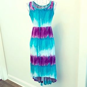 Girls Justice High Low Midi Dress, Size 10